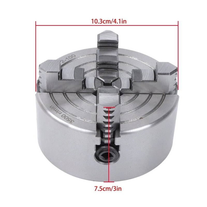 Precision Jaw Independent Lathe Chuck Reversible Lathe Chuck Accessory 5