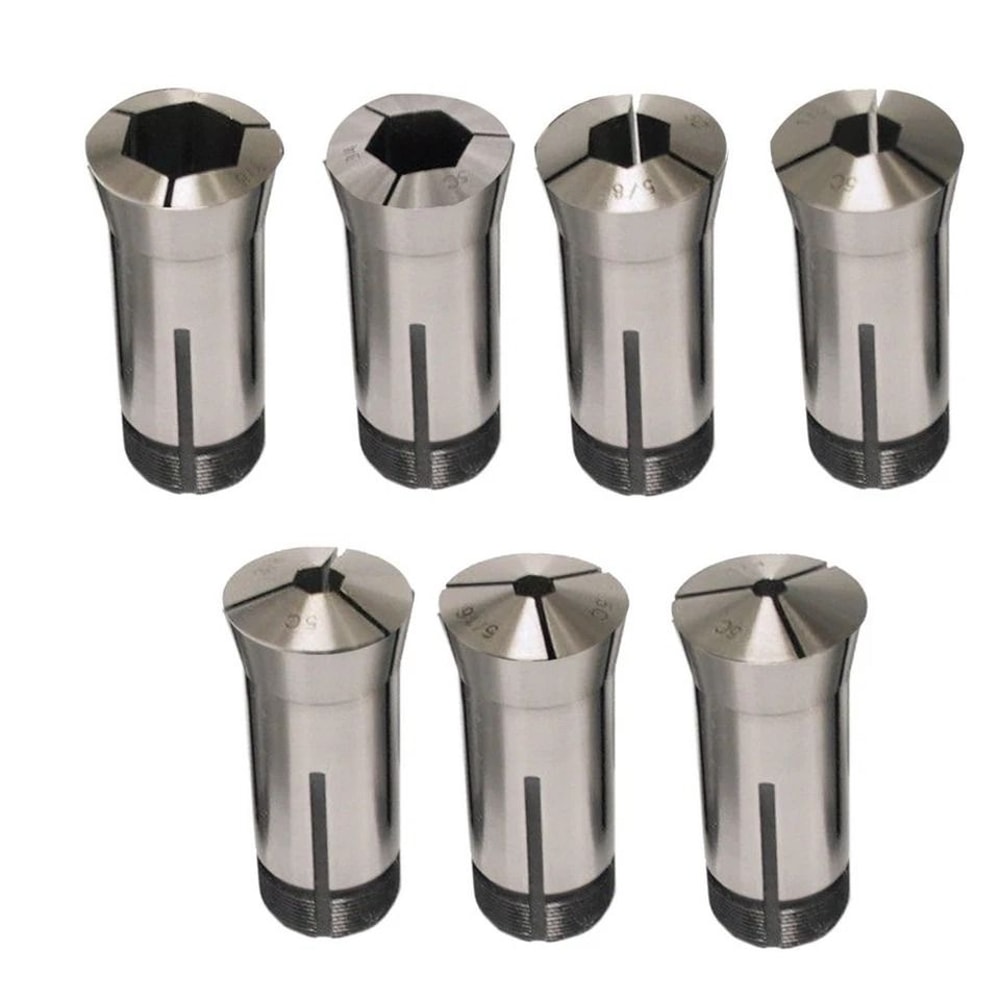 Precision Collet Set For Lathes Hex Round Machining Tool 1