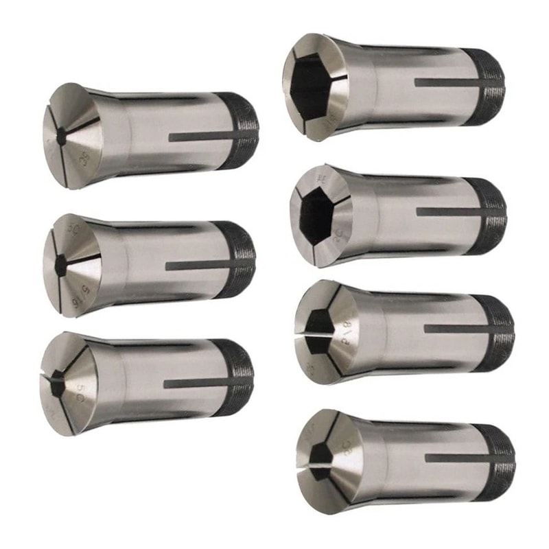 Precision Collet Set For Lathes Hex Round Machining Tool 2