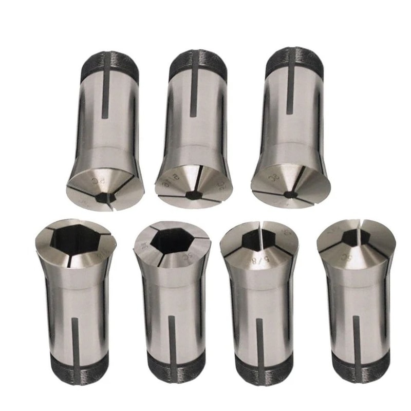 Precision Collet Set For Lathes Hex Round Machining Tool 3