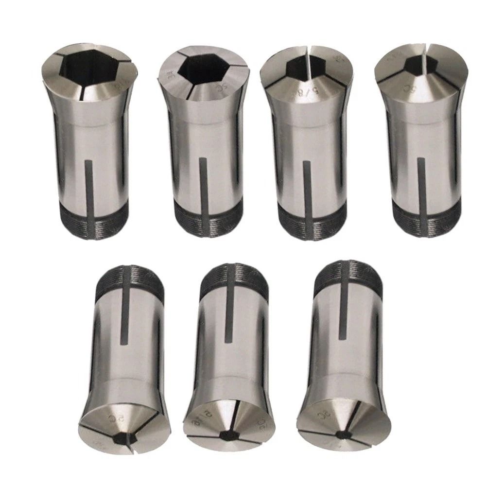 Precision Collet Set For Lathes Hex Round Machining Tool 6