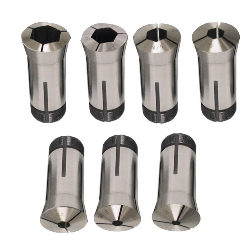 Precision Collet Set For Lathes Hex Round Machining Tool 6