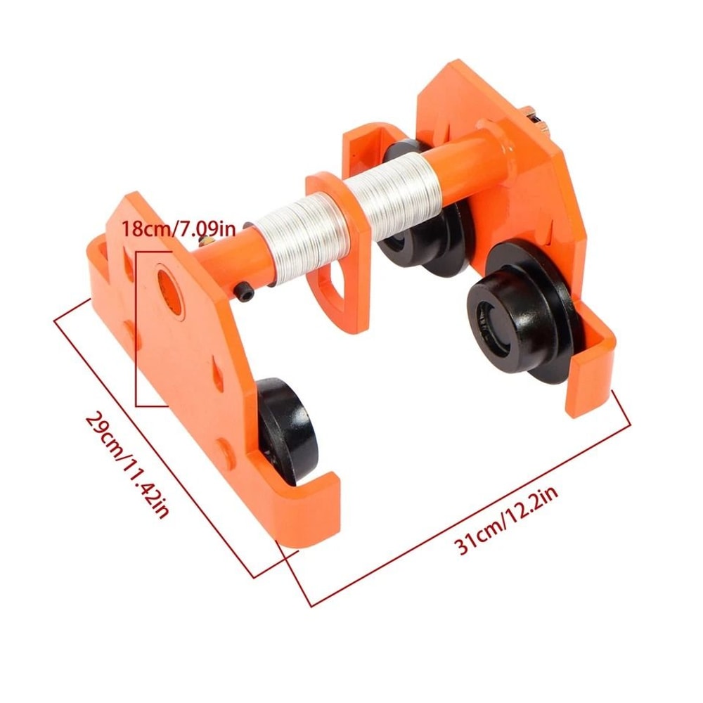 Adjustable Beam Trolley With Dual Wheels For Garage Hoists 5