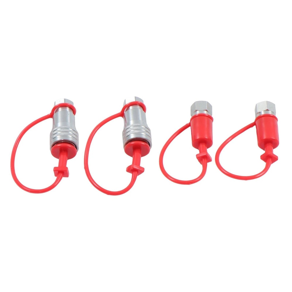 Heavy Duty NPT Hydraulic Quick Connect Coupler Set For Tractors 5