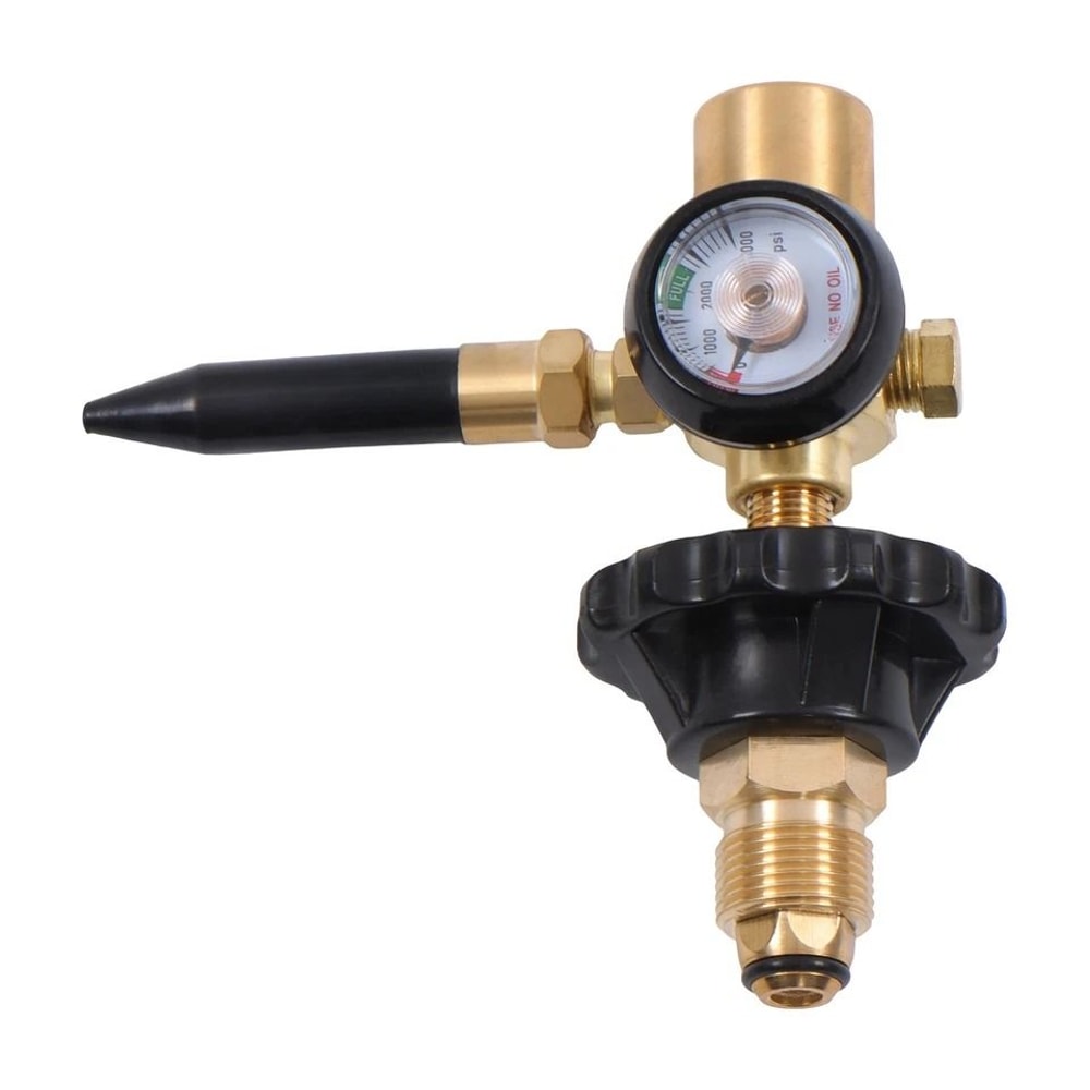 Helium Balloon Filler Regulator With Gauge PSI For CGA580 Tanks 1