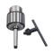 Precision Keyed Drill Chuck With Arbor For Lathe Mill Drill Press 0