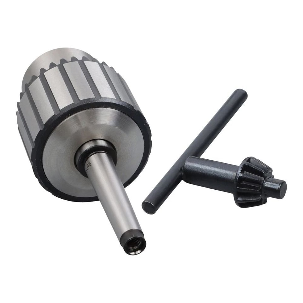 Precision Keyed Drill Chuck With Arbor For Lathe Mill Drill Press 3