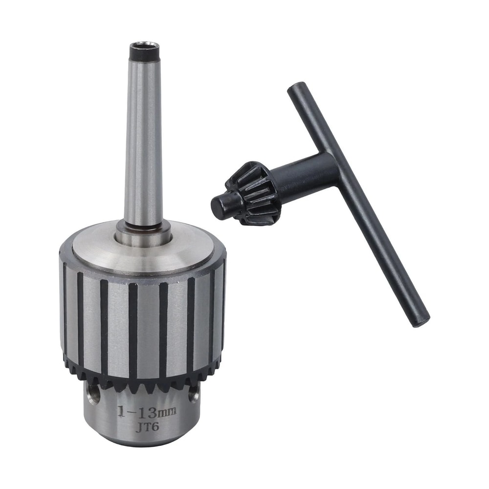 Precision Keyed Drill Chuck With Arbor For Lathe Mill Drill Press 6