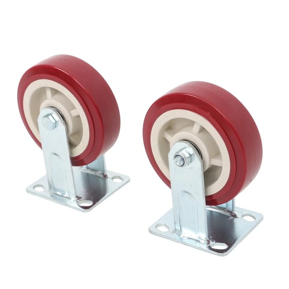 Swivel Caster Wheels Set With Brakes 0