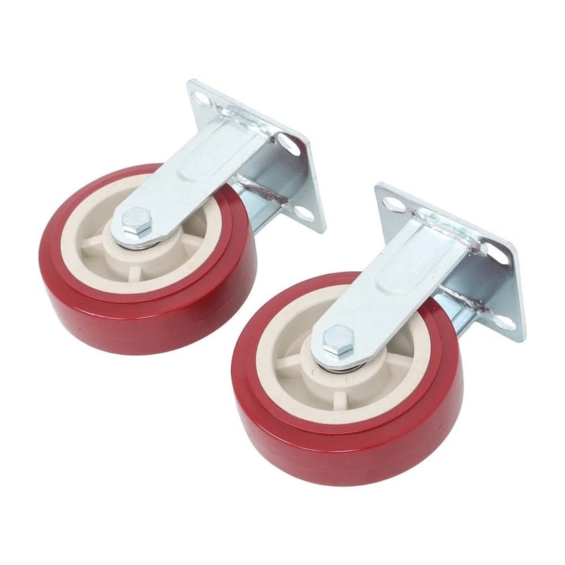 Swivel Caster Wheels Set With Brakes 2