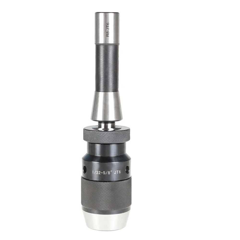 Keyless Drill Chuck With R8 Shank Adapter For Mount 0
