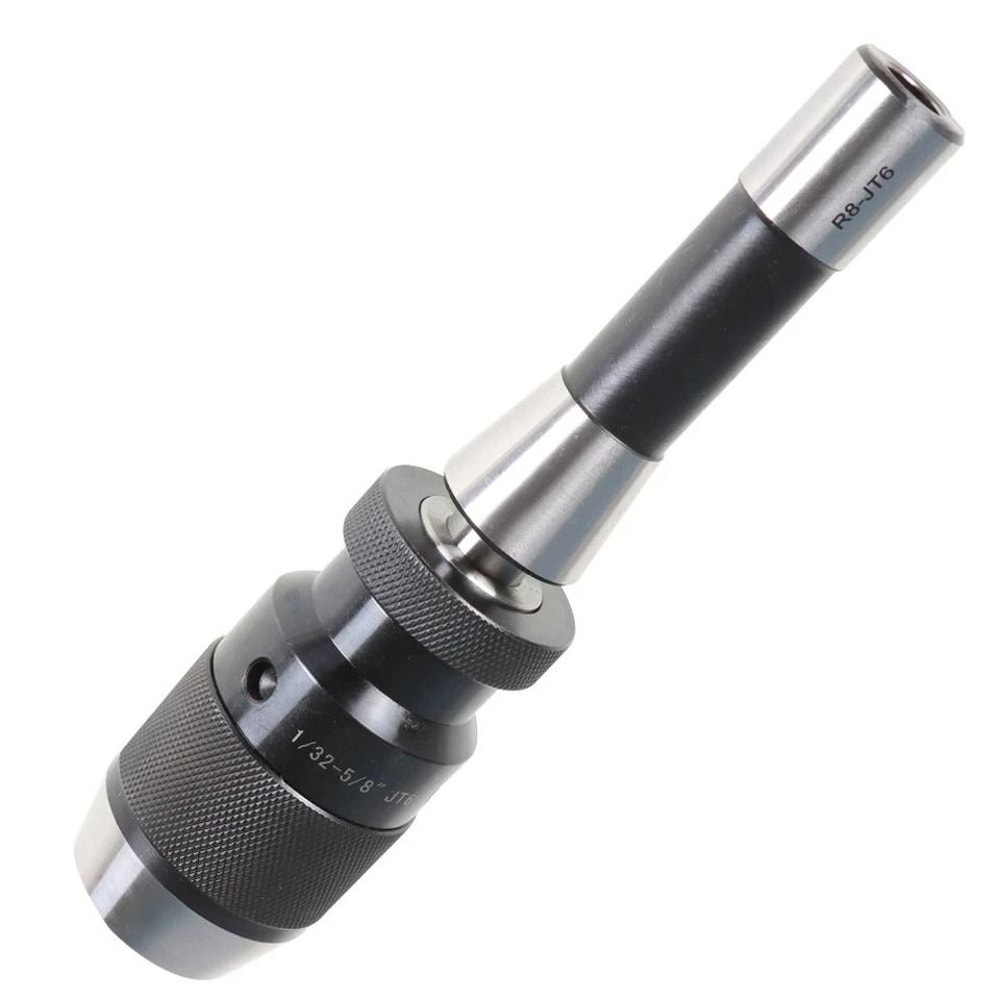 Keyless Drill Chuck With R8 Shank Adapter For Mount 2