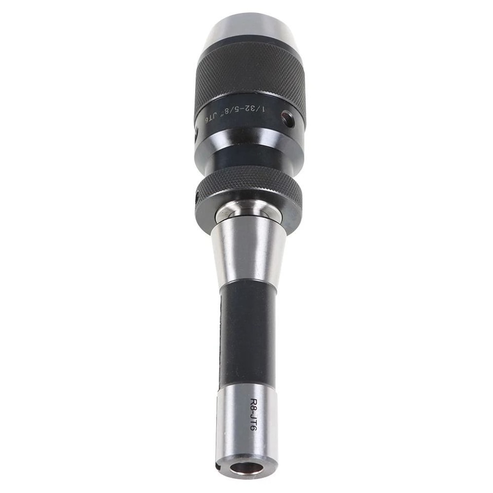 Keyless Drill Chuck With R8 Shank Adapter For Mount 3