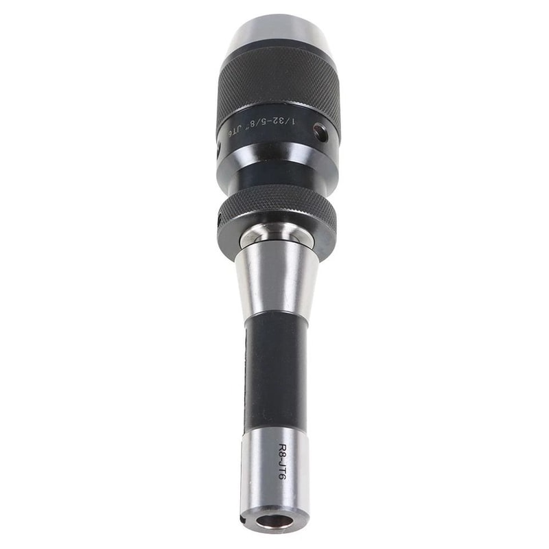 Keyless Drill Chuck With R8 Shank Adapter For Mount 3