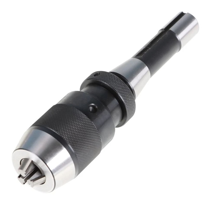 Keyless Drill Chuck With R8 Shank Adapter For Mount 5