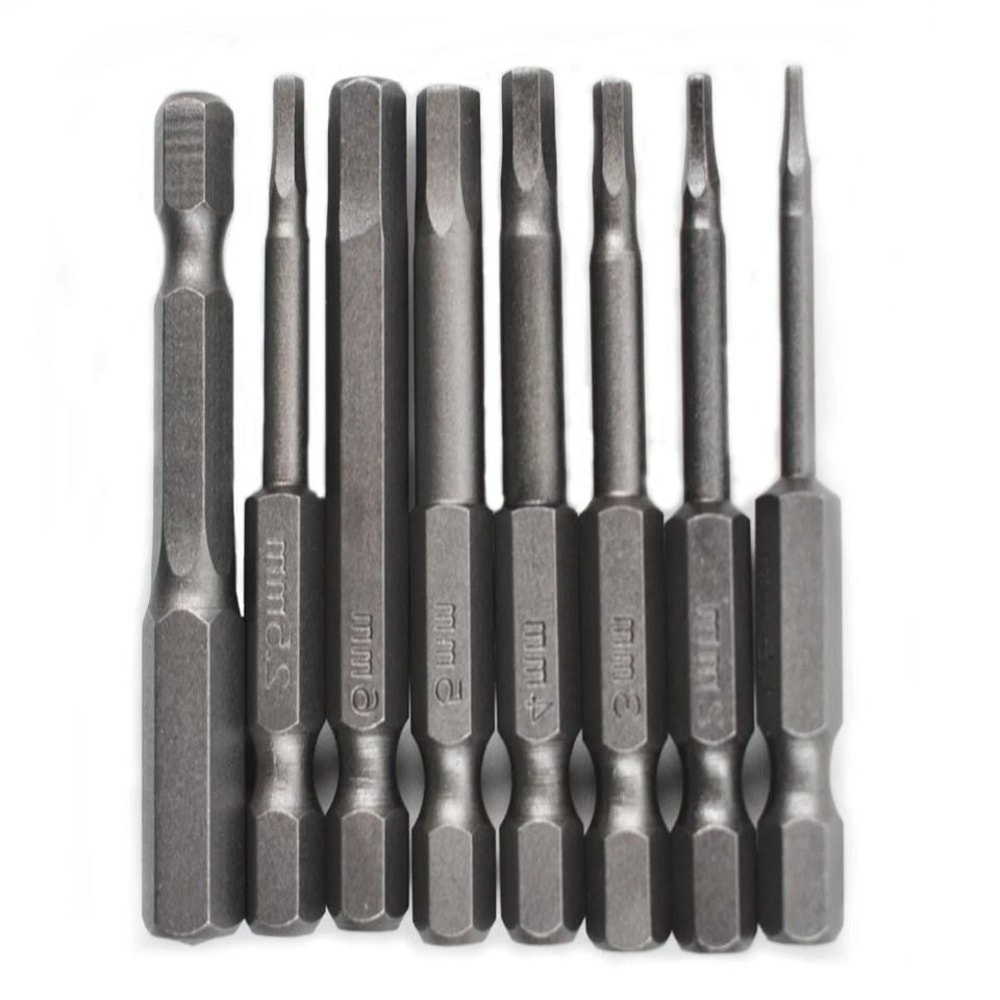 Metric Allen Bit Set With Quick Connect Shank For Impact Driver Drills 1