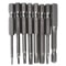 Metric Allen Bit Set With Quick Connect Shank For Impact Driver Drills 2