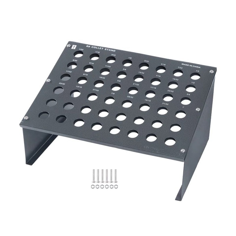 Collet Rack Tool Holder Organizer For Milling Machine Storage 4