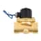 Premium Industrial Brass Electric Solenoid Valve AC Normally Closed NPT 2