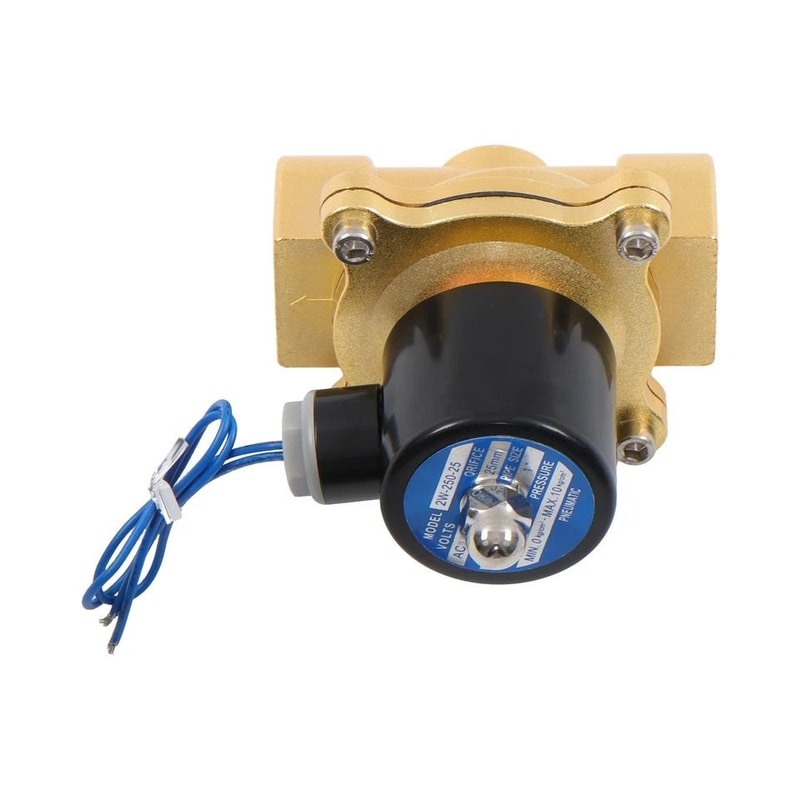 Premium Industrial Brass Electric Solenoid Valve AC Normally Closed NPT 3
