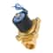Premium Industrial Brass Electric Solenoid Valve AC Normally Closed NPT 5