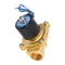 Premium Industrial Brass Electric Solenoid Valve AC Normally Closed NPT 5