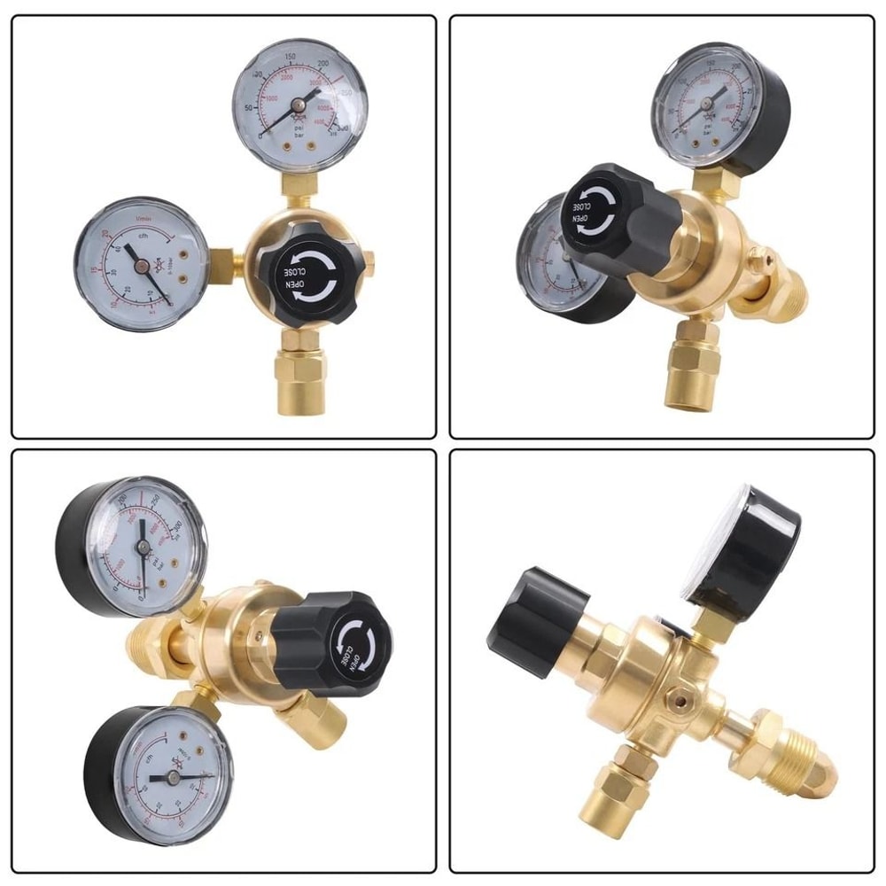 Dual Gas Regulator For Welding With Welding Regulator Gauge Argon Flow Meter 2