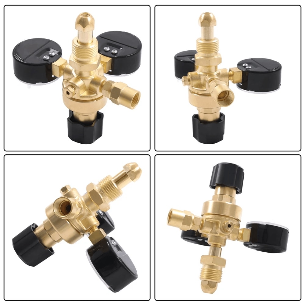 Dual Gas Regulator For Welding With Welding Regulator Gauge Argon Flow Meter 6
