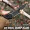 Tactical Axis Lock EDC Folding Pocket Knife Steel Blade With G10 Handle Pocket Clip 4