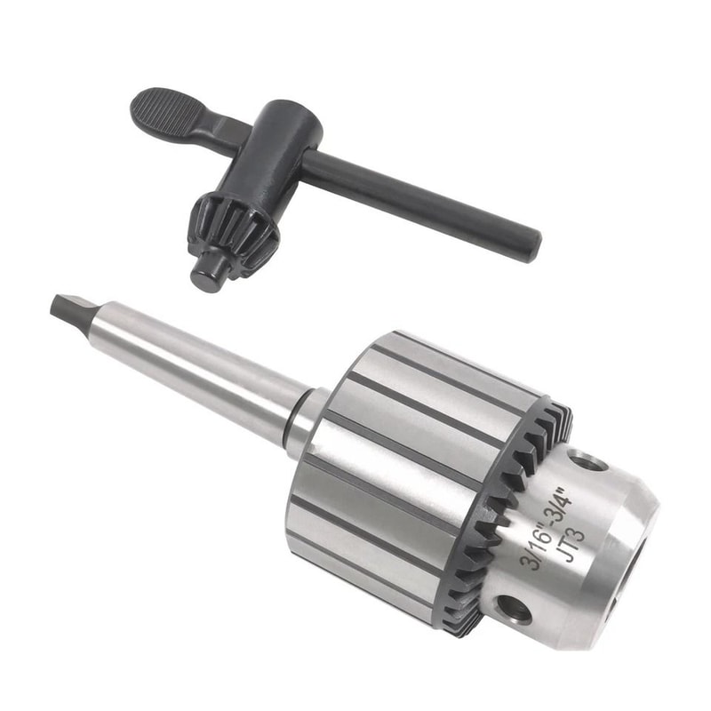 Heavy Duty Keyed Drill Chuck With Shank Drill Chuck For Drill Press Mill 3
