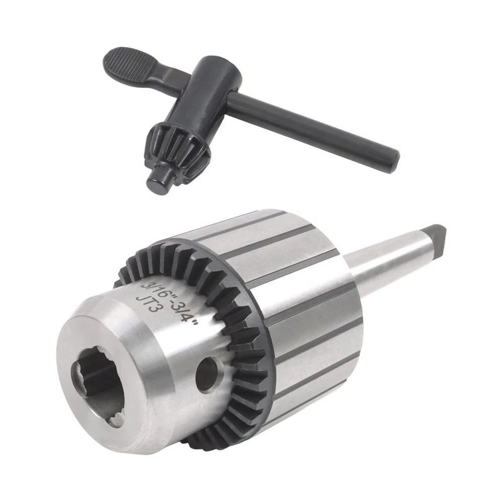 Heavy Duty Keyed Drill Chuck With Shank Drill Chuck For Drill Press Mill 4