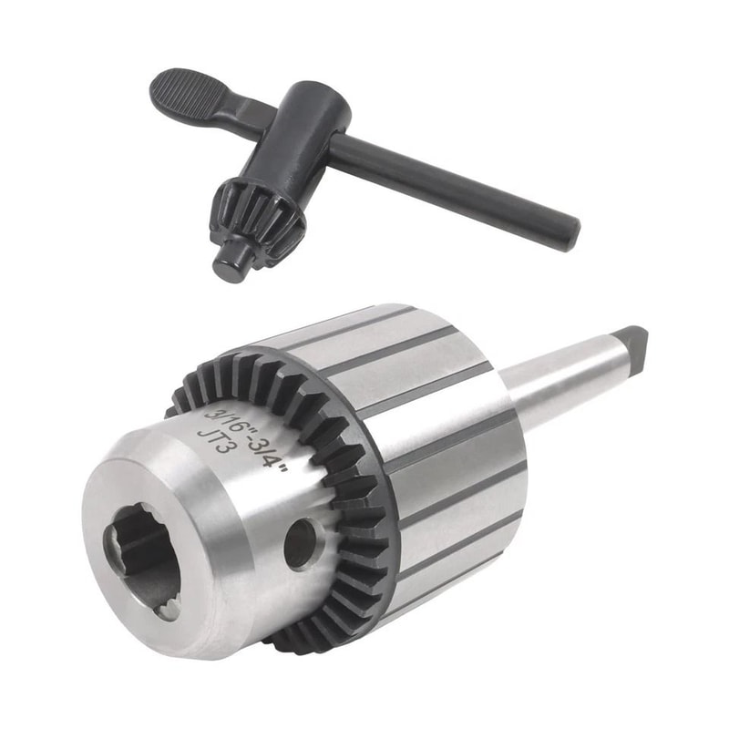 Heavy Duty Keyed Drill Chuck With Shank Drill Chuck For Drill Press Mill 4