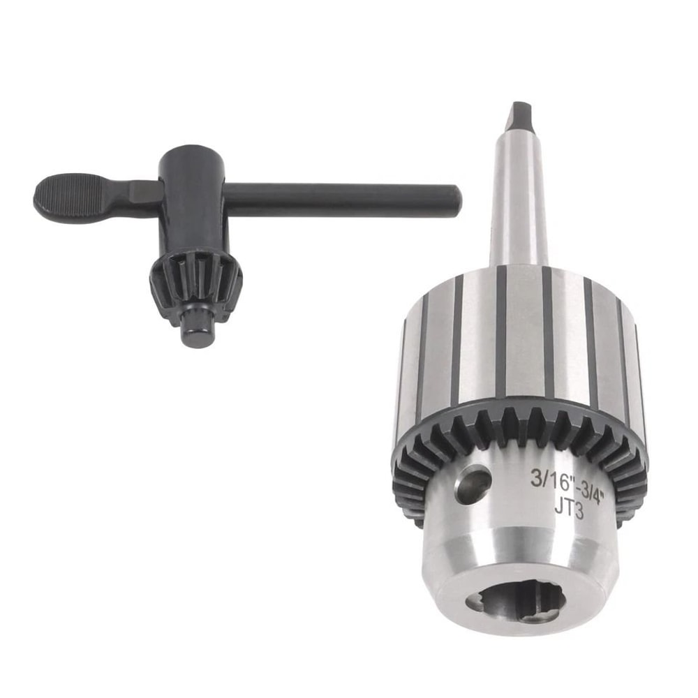 Heavy Duty Keyed Drill Chuck With Shank Drill Chuck For Drill Press Mill 5