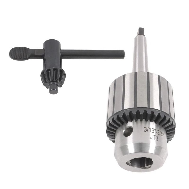 Heavy Duty Keyed Drill Chuck With Shank Drill Chuck For Drill Press Mill 5
