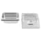 Premium Stainless Steel Food Storage Containers Stackable Trays With Lids Durable Kitchen Storage S 2
