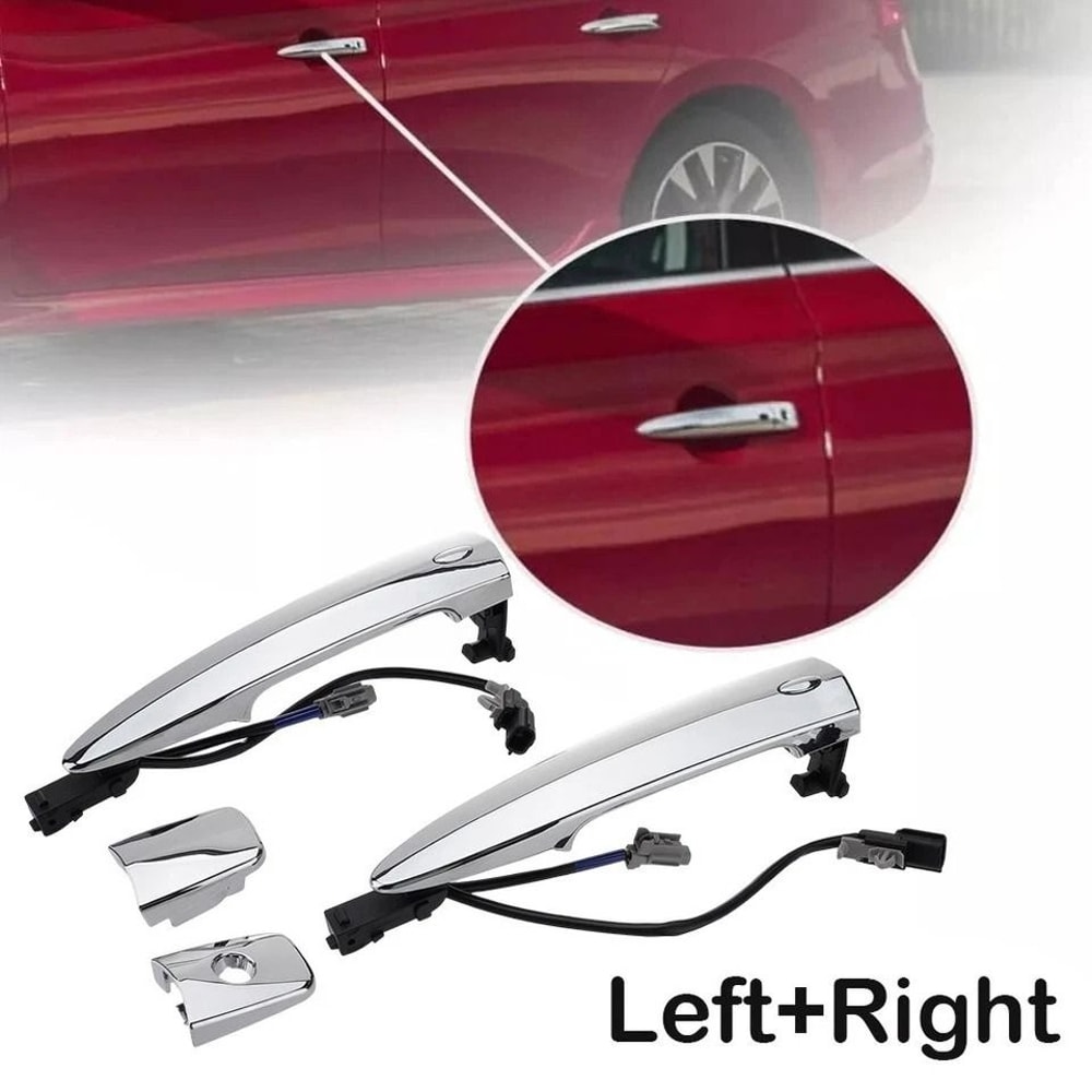 Front Exterior Door Handle Set For Nissan Sentra Left Right Replacement Handles 2