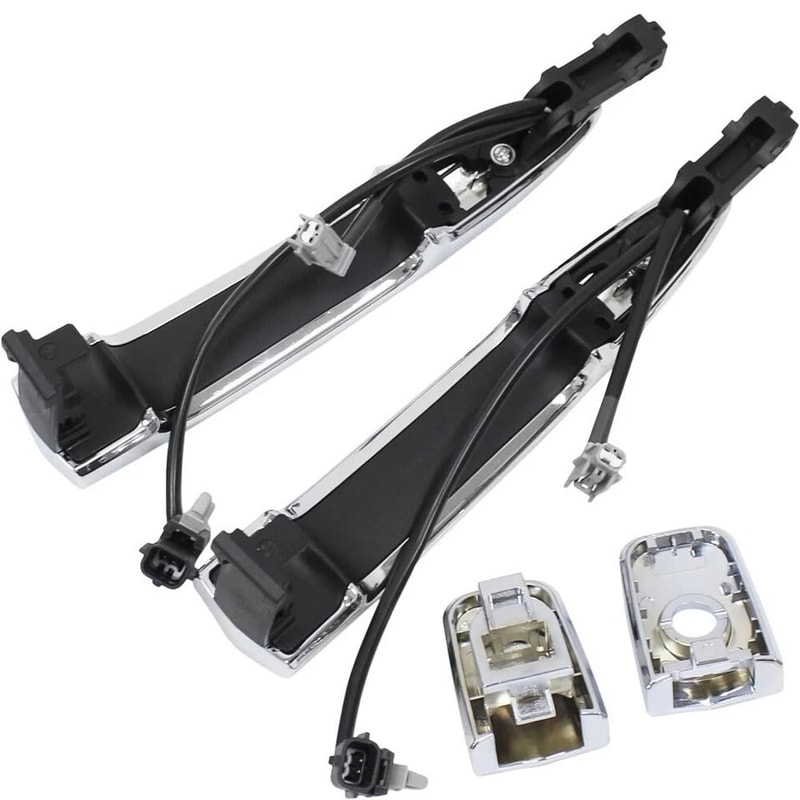 Front Exterior Door Handle Set For Nissan Sentra Left Right Replacement Handles 3