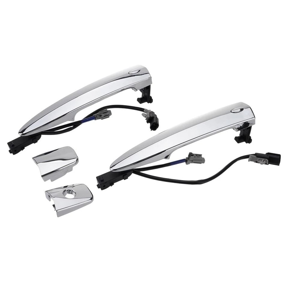 Front Exterior Door Handle Set For Nissan Sentra Left Right Replacement Handles 4