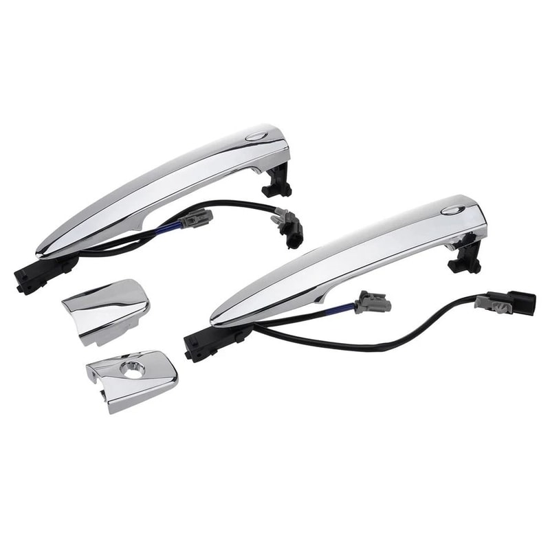 Front Exterior Door Handle Set For Nissan Sentra Left Right Replacement Handles 4