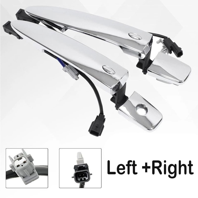 Front Exterior Door Handle Set For Nissan Sentra Left Right Replacement Handles 6