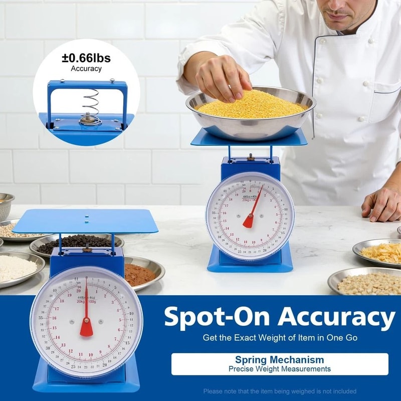 Industrial Dial Scale Portion Control Mechanical Weighing Scale For Kitchen Commercial Use 3
