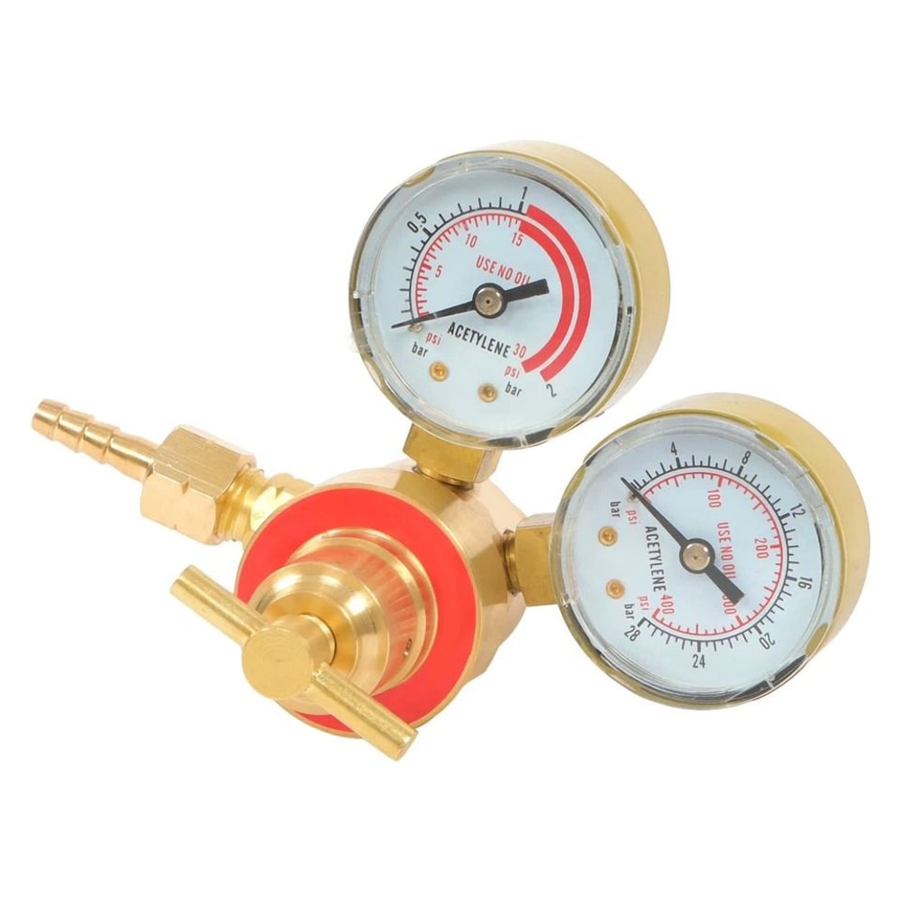 Premium Brass Gas Regulator Dual Gauge For Precision Acetylene Regulator Pressure Control 1