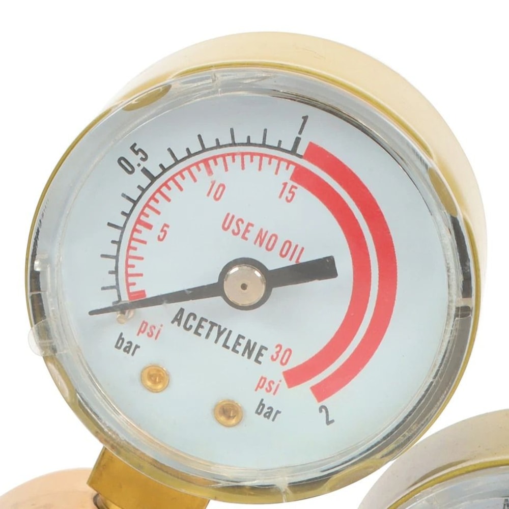 Premium Brass Gas Regulator Dual Gauge For Precision Acetylene Regulator Pressure Control 2