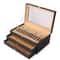 Premium Fountain Pen Display Case Leather Pen Storage Organizer Box 2