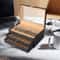 Premium Fountain Pen Display Case Leather Pen Storage Organizer Box 3
