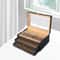 Premium Fountain Pen Display Case Leather Pen Storage Organizer Box 4