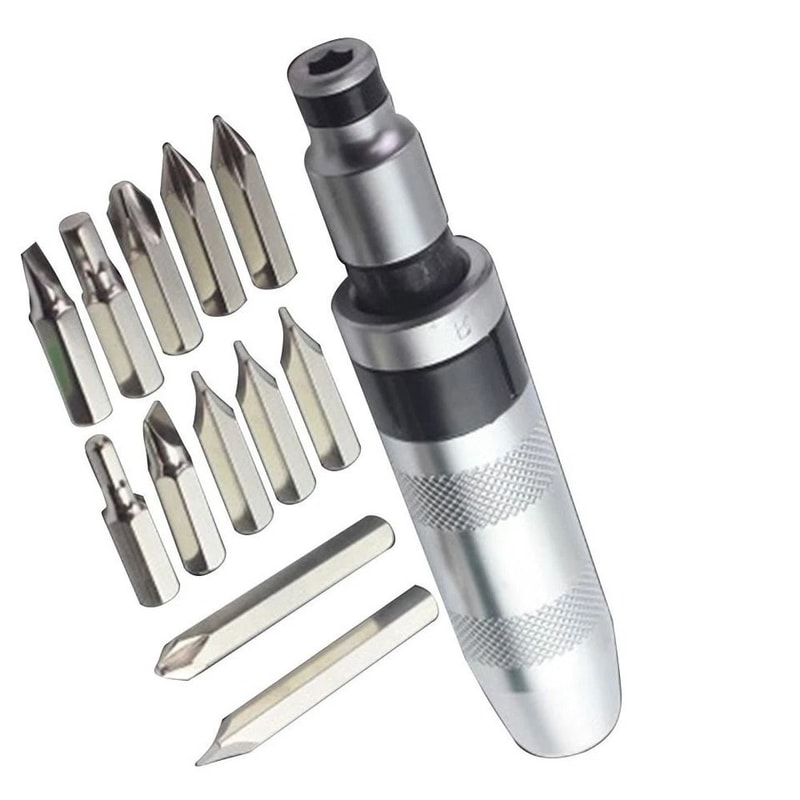 Drive Impact Driver Set With Bolt Remover Tool Extractor Sockets 5