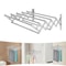 Stainless Steel Wall Mounted Clothes Drying Rack Retractable Laundry Airer 10