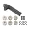 Lathe Knurling Tool Set Double Wheel Diagonal Pitch 3