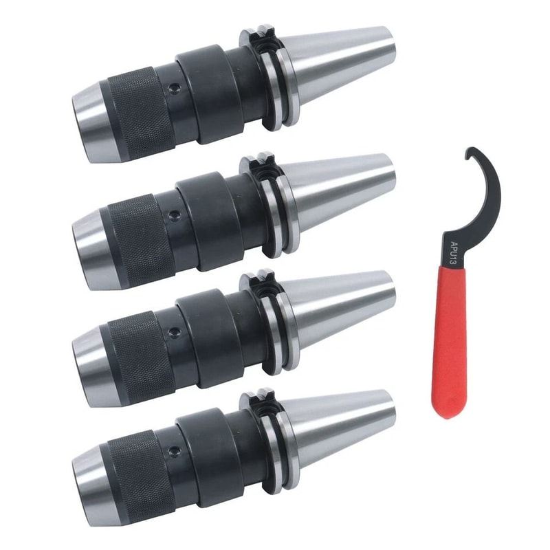 Keyless Drill Chuck Set Haas CNC Compatible Precision Tool Holder 1